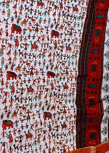 Unique Tribal Print Saree