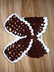 Handmade Crochet bow style rubber band