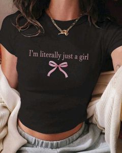 "I am Literally Just a Girl🎀" Graphic Babytee