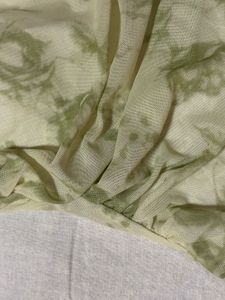 Lightweight Tie-Dye Off-Shoulder Top Padded