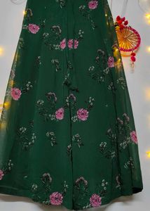 Full sleeves kurti with flared sharara