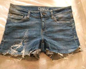 Only ripped shorts