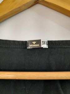 Black Printed Tee (Men's)