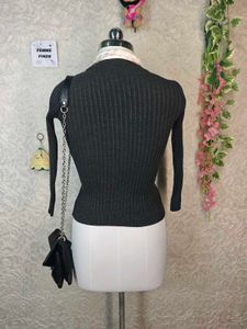 Gothic Lolita Ruffled Blouse &amp; Cardigan Set