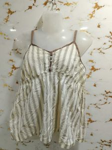 Striped Spaghetti Strap Top