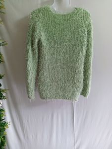 Warm Faux Feather Furr Sweater