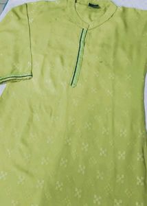 Women Stylish Lime Green Kurta