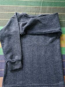 Blue Thermal Top - Cozy Warmth