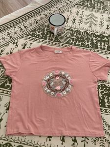 Cute Pink Graphic T-Shirt