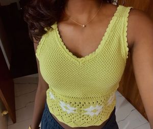 Crocheted cami