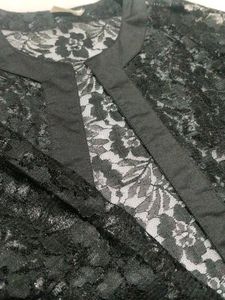 Elegant Black Lace Top