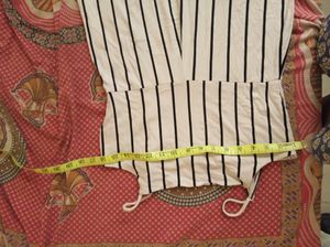 White Stripped Jumpsuit