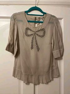 Sexy Sheer Pinteresty Coquette Aesthetic Bow Top