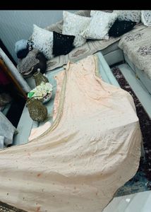 Beautiful Peach Kurta Set with Dupatta