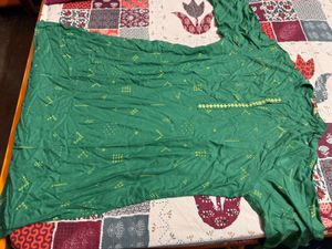 Elegant Green Printed Kurta