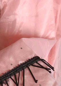 Stunning Pink Tiered Gown with Tassels ( top  &amp; gh
