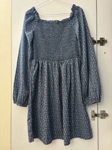 Blue Floral Dress