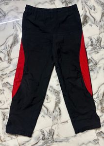 (Nike) Men's Black & Red Track Pants