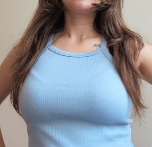 Baby Blue Ribbed Tank Top