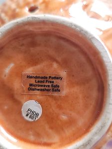 Ceramic Coral Serving Bowl