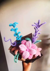 PIPE CLEANER FLOWER SINGLE STEM