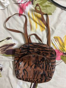 Stylish Tiger Print Backpack