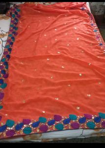 New Designer Saree No Blouse
