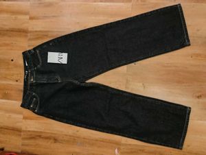 Zara  dupe Charcoal Black Denim Jeans