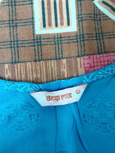 Teal✨ Printed Kurti