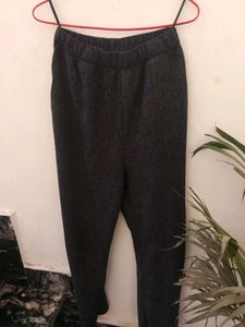 Stylish Textured Wide-Leg Pants