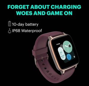 Noise colourfit beat smartwatch -deep wine