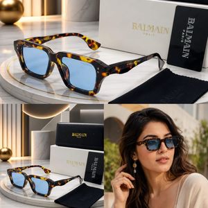 Balmain Tortoiseshell Blue-Lens Sunglasses 🕶️