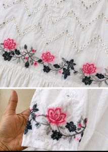 Beautiful White Kurti
