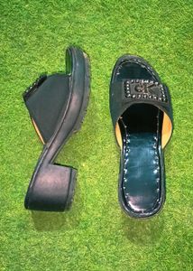 Stylish Black Block Heels
