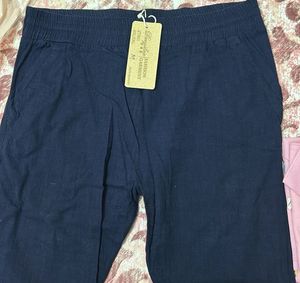 Women Stretchable Cotton Pants 2 Combo