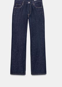 Zara original Dark Wash Wide Leg Denim Jeans