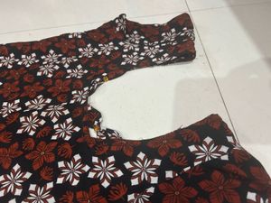 Printed Kurta and Dhoti Set