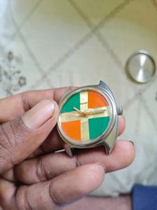 Vintage "HMT" Analog with indian flag Watch