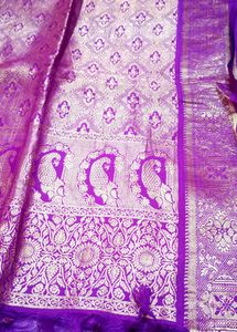new silk saree with blouse free