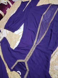 Purple Kurta Set