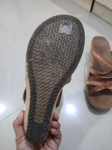Stylish Brown Wedge Sandals Skechers...