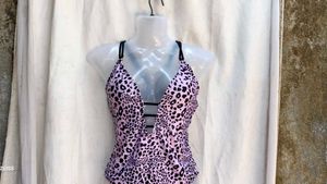 2381. Leopard Print One-Piece Swimsuit