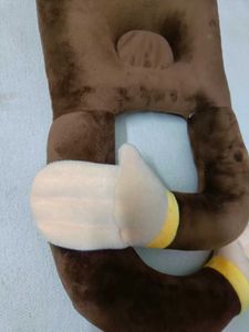 Cute Brown Plush Pillow for newborn