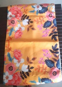 Table Runner Yellow Floral Print