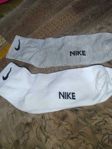 Nike Socks - White & Grey