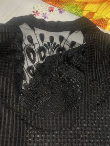 elegant black shrug