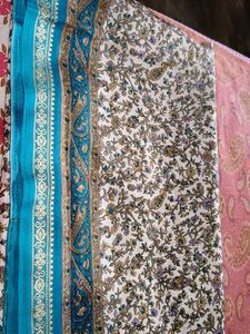 Beautiful Floral Print Saree