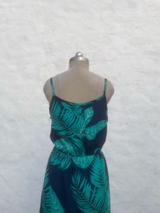 Tropical Print Maxi Dress