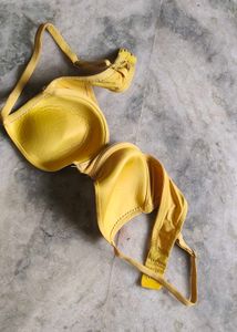 Yellow Padded Bra