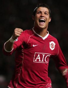 Man utd cr7 1st ucl goal scorer football jersey